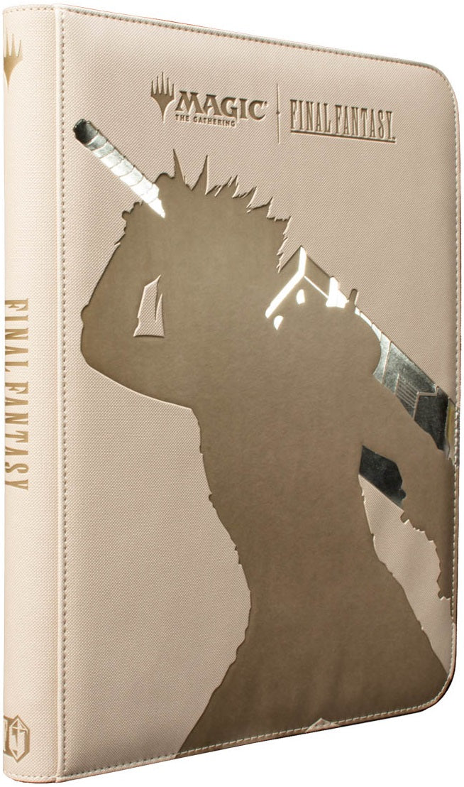 Ultra Pro: 9-Pocket Premium Zip Binder Pro - "Cloud" MTG Final Fantasy Universes Beyond Binders & Pages Ultra Pro