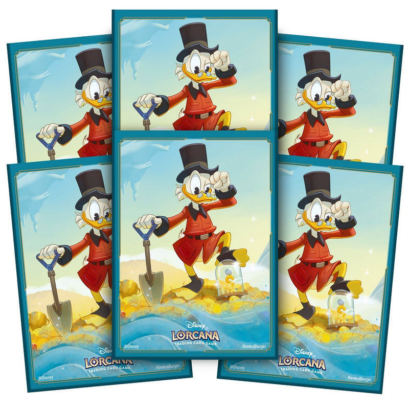 Disney Lorcana: Matte Art Sleeves - "Scrooge McDuck" Into the Inklands 65Ct Card Sleeves Ravensburger