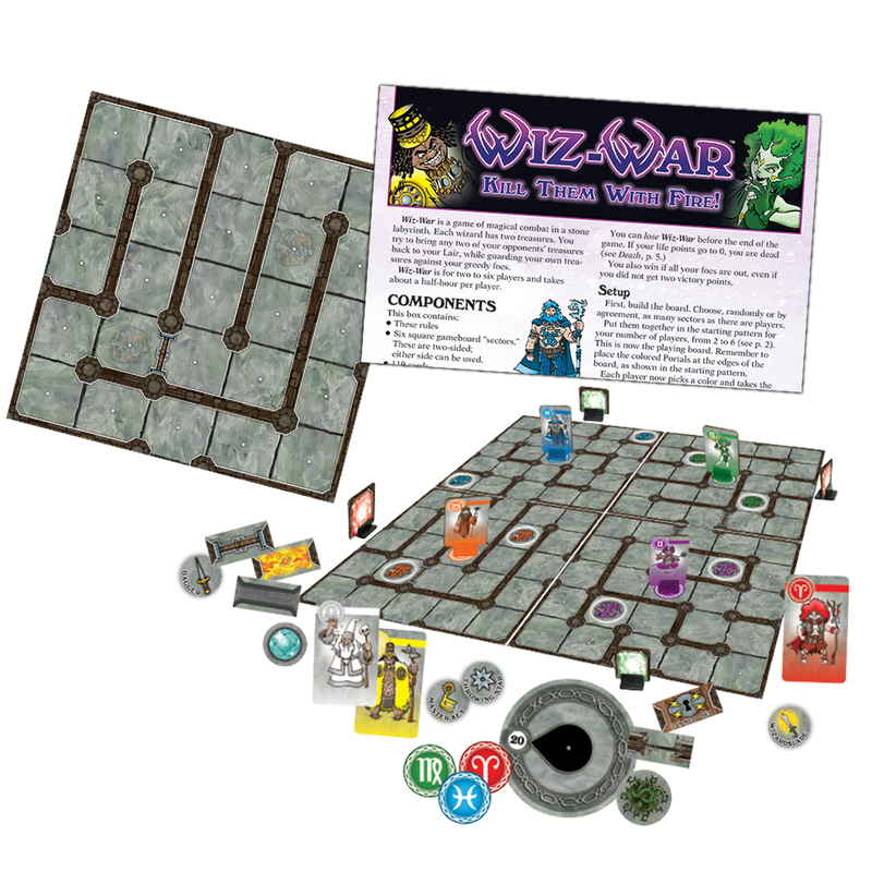 Wiz-War (2023) Board Games Steve Jackson   