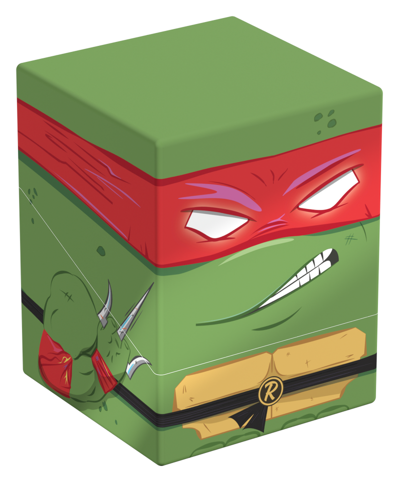 Ultimate Guard: Squaroes 100+ - "Action Mode Raphael" Paramount TMNT Deck Boxes & Storage Ultimate Guard