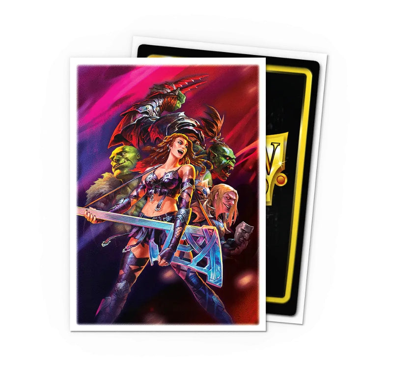 Dragon Shield: Matte Art Sleeves - "Super Slam" Flesh and Blood 100Ct Card Sleeves Dragon Shield