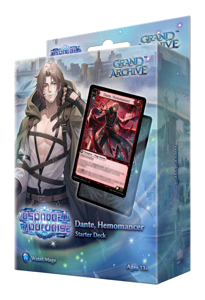 Grand Archive TCG: ASPHODEL/PARADISE Starter Deck - Dante, Hemomancer (Release Date: August 21) Grand Archive Sealed Weebs of the Shore