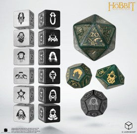 Q-Workshop: TCG 16-Die Dice Set "Verdant Grove" The Hobbit Dice & Gaming Accessories Q Workshop