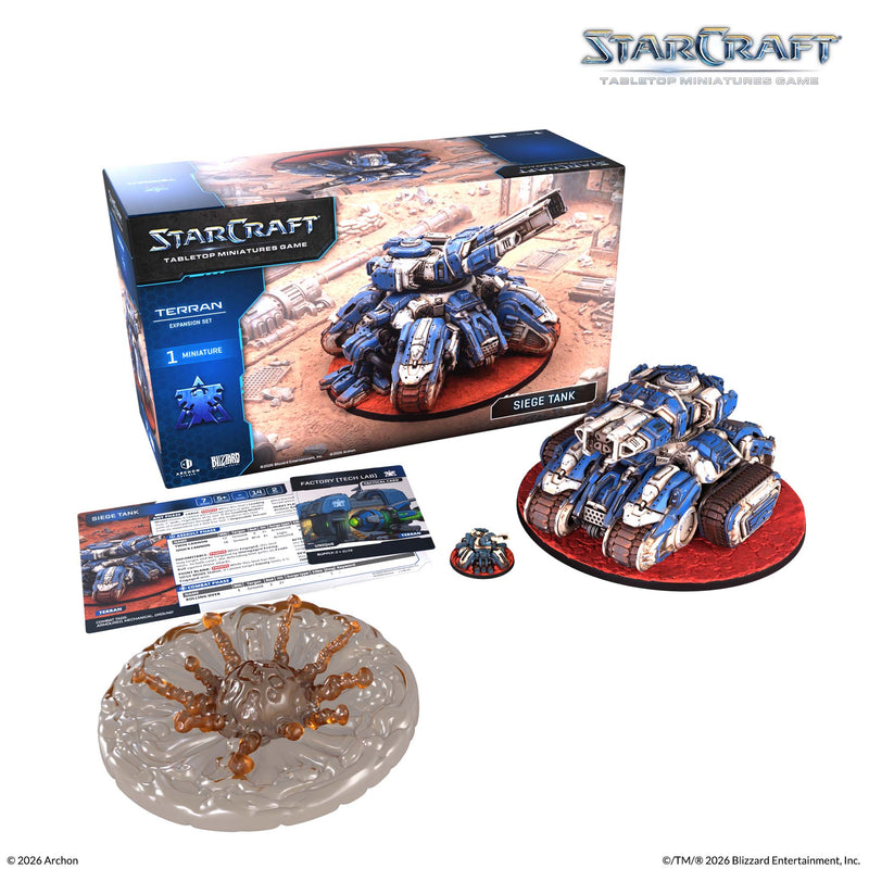 [PREORDER] StarCraft: Tabletop Miniatures Game - Terran Siege Tank