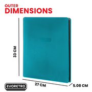 Evoretro: 9-Pocket Zip-Up Binder - White Binders & Pages Evoretro