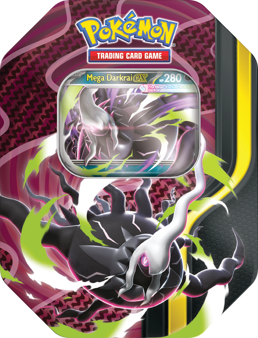 Pokémon Mega Forces - Tin (Mega Darkrai ex) (Limit 1) (Release Date: August 28) Pokemon Sealed Pokémon