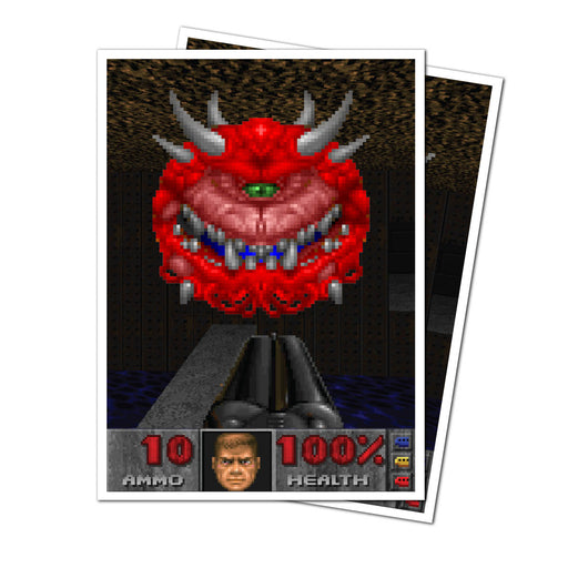 Ultra Pro: Apex Sleeves - "Cacodemon" Bethesda DOOM 105Ct Card Sleeves Ultra Pro