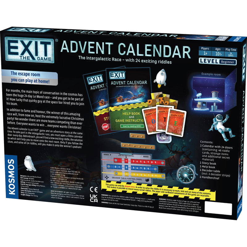 Exit: Advent Calendar - The Intergalactic Race (2025) Board Games Kosmos