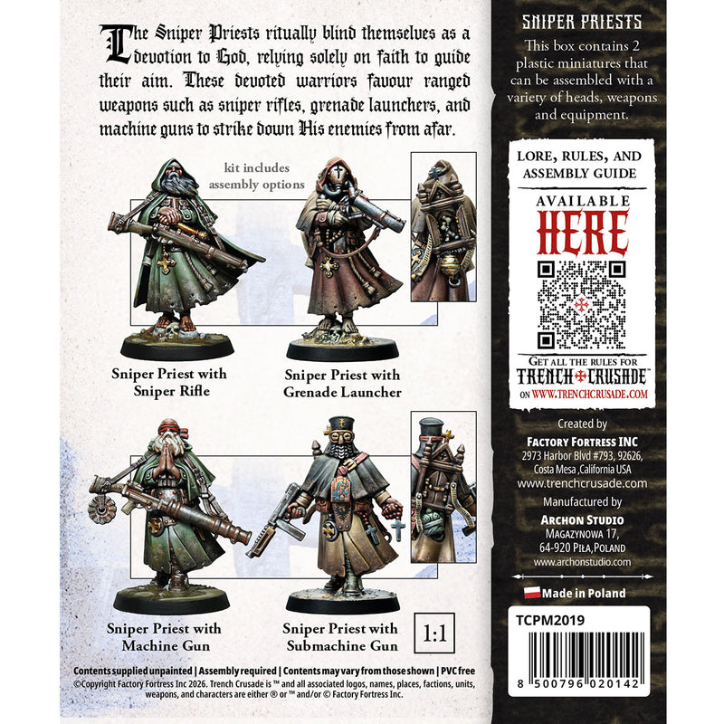 Trench Crusade - Sniper Priest Trench Crusade Archon Studio