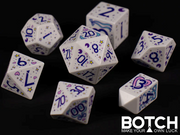 Botch Dice: 7-Die RPG Dice Set - "Magic Princess" Dice & Counters Botch Dice