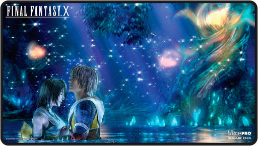 Ultra Pro: Black Stitched Playmat - "Yuna & Tidus" FFX Playmats Ultra Pro