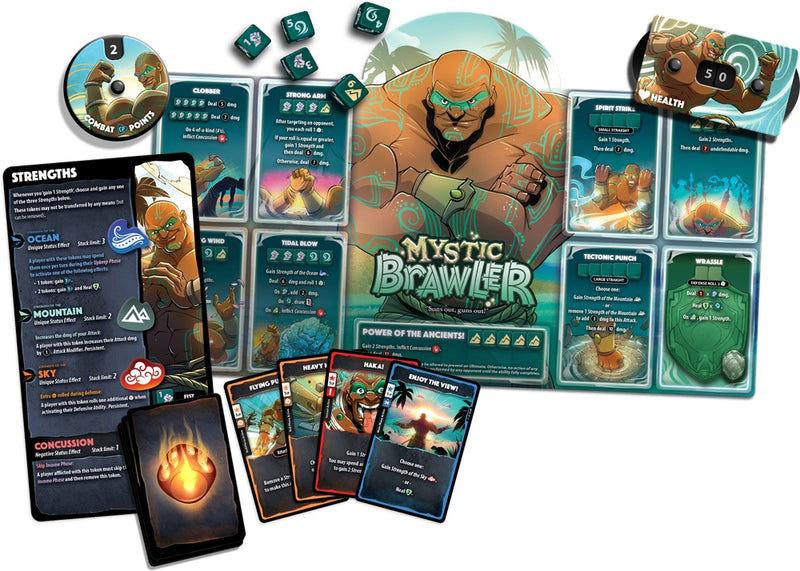 [Preorder Q3] Dice Throne: Hero Pack - Mystic Brawler Board Games Dice Throne