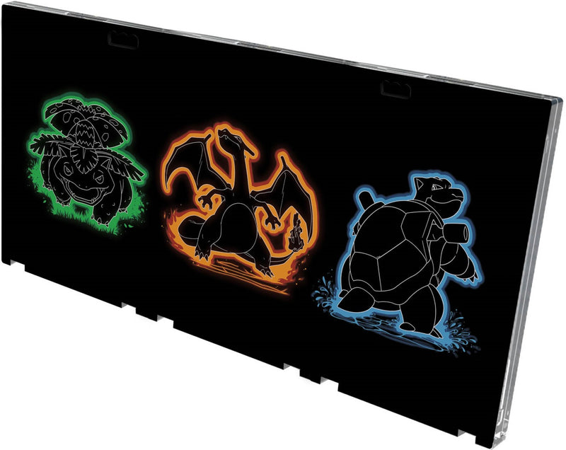Ultra Pro: 35pt One-Touch Edge 3-Card Magnetic Card Holder - "Neon Kanto" Pokémon Card Holders & Protectors Ultra Pro