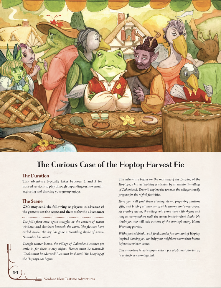 Teatime Adventures Tabletop RPGs snowbright studio