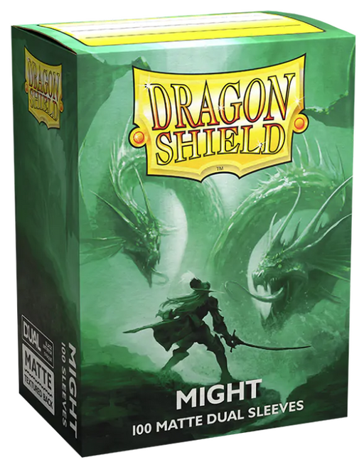 Dragon Shield: Dual Matte Sleeves - Might 100Ct Card Sleeves Dragon Shield