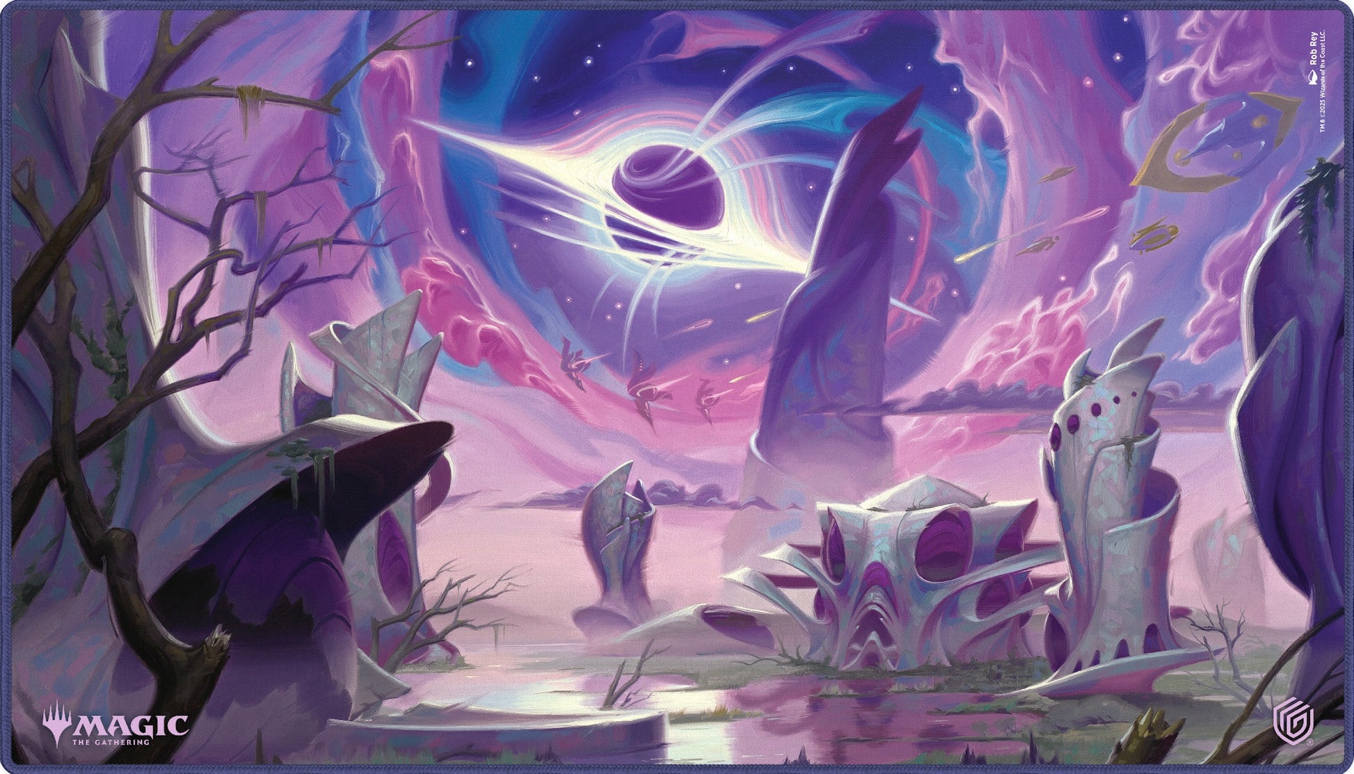 Ultimate Guard: Stitched Playmat - "Godless Shrine" MTG Edge of Eternities Playmats Ultimate Guard