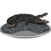 WizKids Deep Cuts Unpainted Miniatures: W21 Giant Crocodile Unpainted Miniatures WizKids
