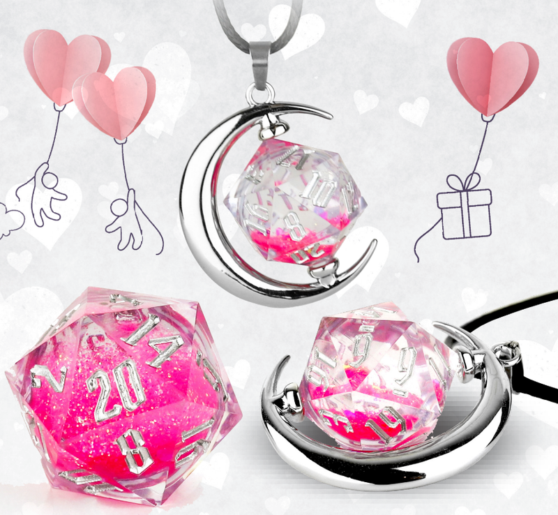 Sirius Dice: D20 Necklace - Be My Nat 20 Apparel & Merchandise Sirius Dice