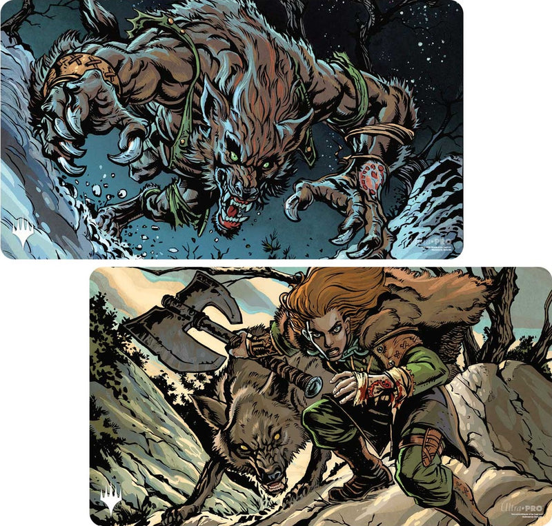 Ultra Pro: Double Sided Playmat - "Huntmaster of the Fells" MTG Innistrad Remastered Playmats Ultra Pro