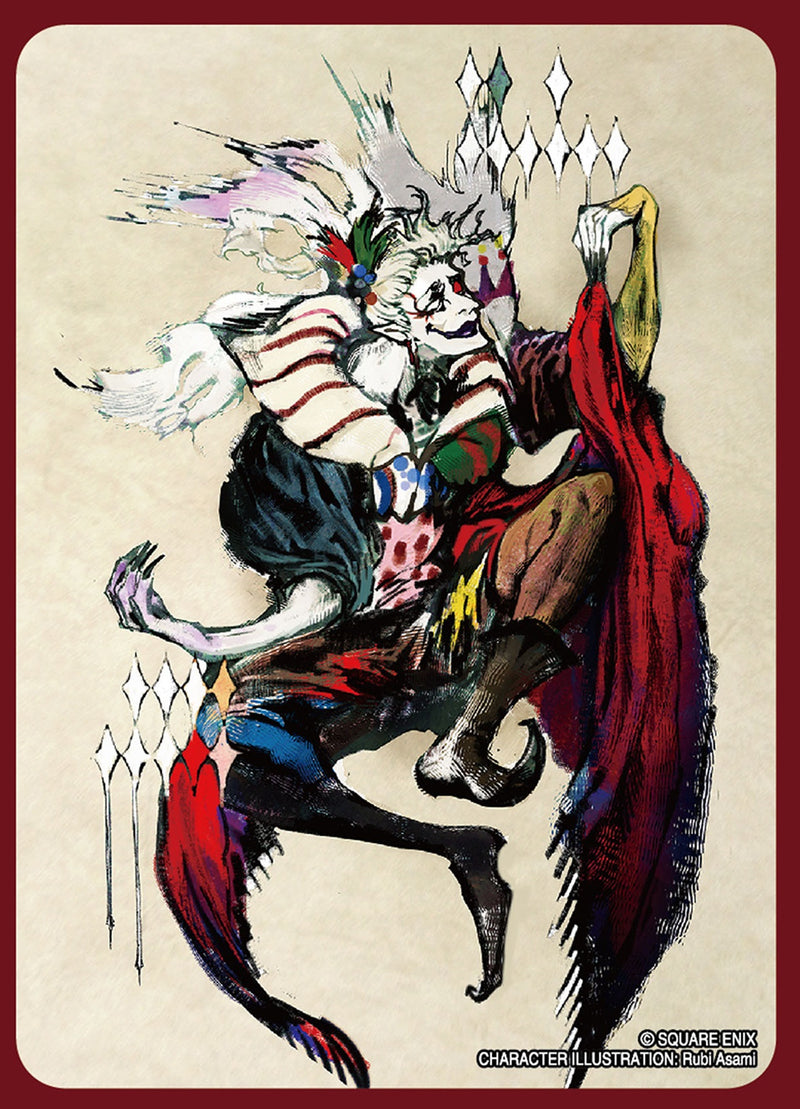 Final Fantasy TCG: Art Sleeves - "Kefka Palazzo" FFVI 100Ct Card Sleeves Square Enix