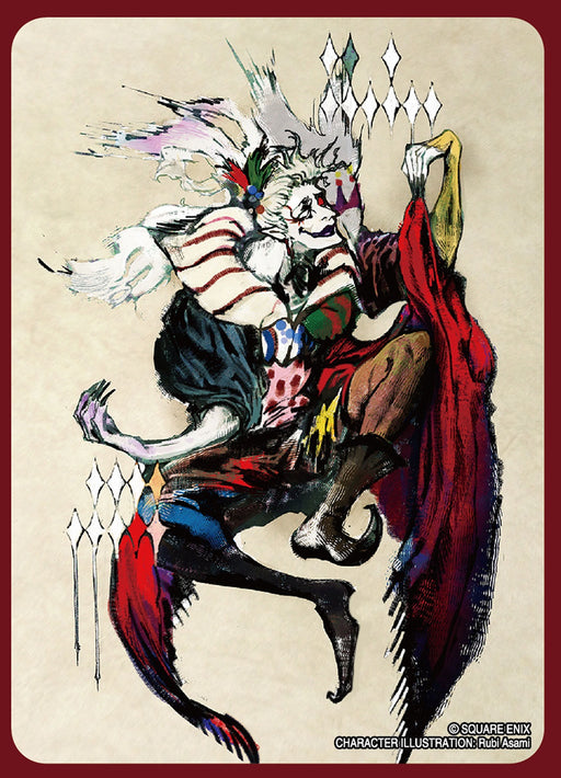 Final Fantasy TCG: Art Sleeves - "Kefka Palazzo" FFVI 100Ct Card Sleeves Square Enix