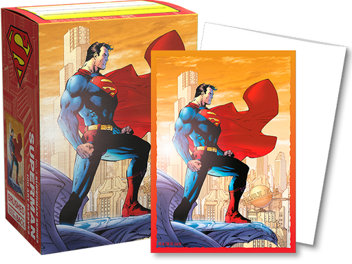 Dragon Shield: Brushed Art Sleeves - "Superman (Billowing Cape)" DC Comics 100ct Card Sleeves Dragon Shield