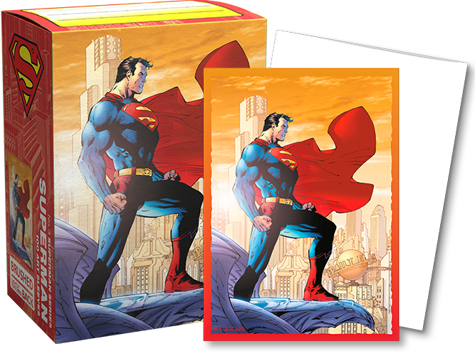 Dragon Shield: Brushed Art Sleeves - "Superman (Billowing Cape)" DC Comics 100ct