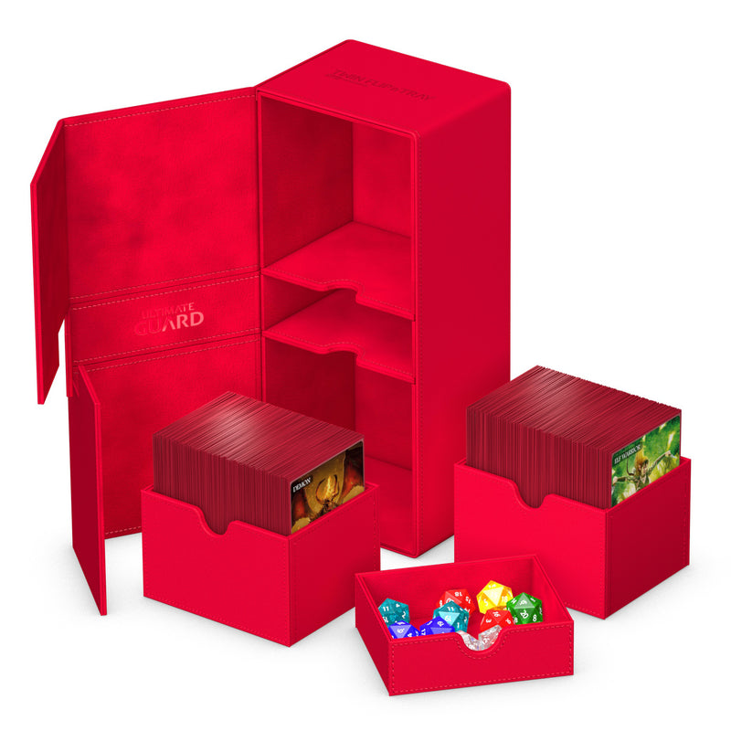 Ultimate Guard: Twin Flip 'n' Tray Red (266+) Product Type Unknown Ultimate Guard