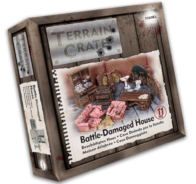 Terrain Crate: Battle-Damaged House Terrain Mantic Games   