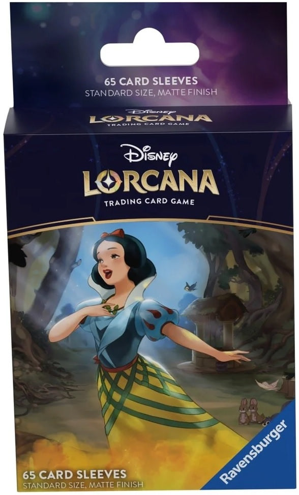 Disney Lorcana: Matte Art Sleeves - "Snow White" Ursula's Return 65Ct Card Sleeves Ravensburger