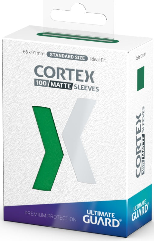 Ultimate Guard: Cortex Standard Sleeves - Matte Green 100Ct Card Sleeves Ultimate Guard