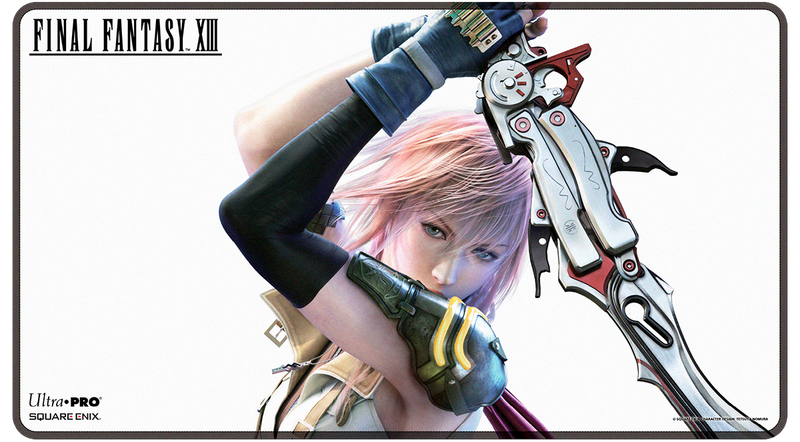 Ultra Pro: Black Stitched Playmat - "Lightning" FFXIII Playmats Ultra Pro