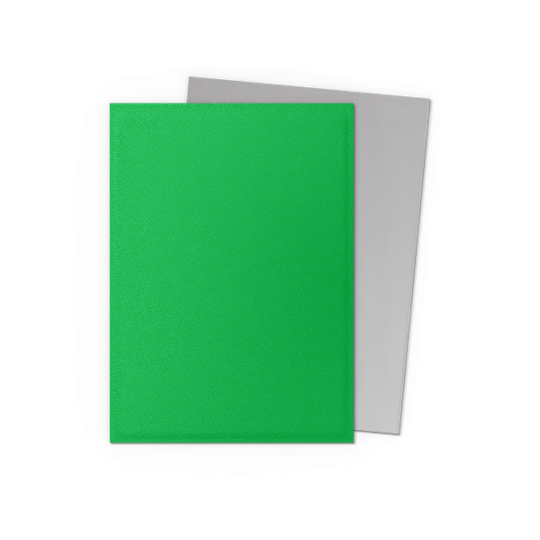 Dragon Shield: Dual Matte Sleeves - Apple Green & Silver 100Ct Card Sleeves Dragon Shield