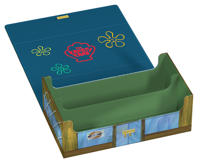Ultimate Guard: Squaroes Collector Case 1000+ - "Krusty Krab" Paramount Spongebob Squarepants Deck Boxes & Storage Ultimate Guard