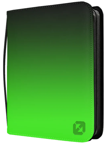Evoretro: 9-Pocket Shield+ 3x4" Toploader Binder - Neon Green