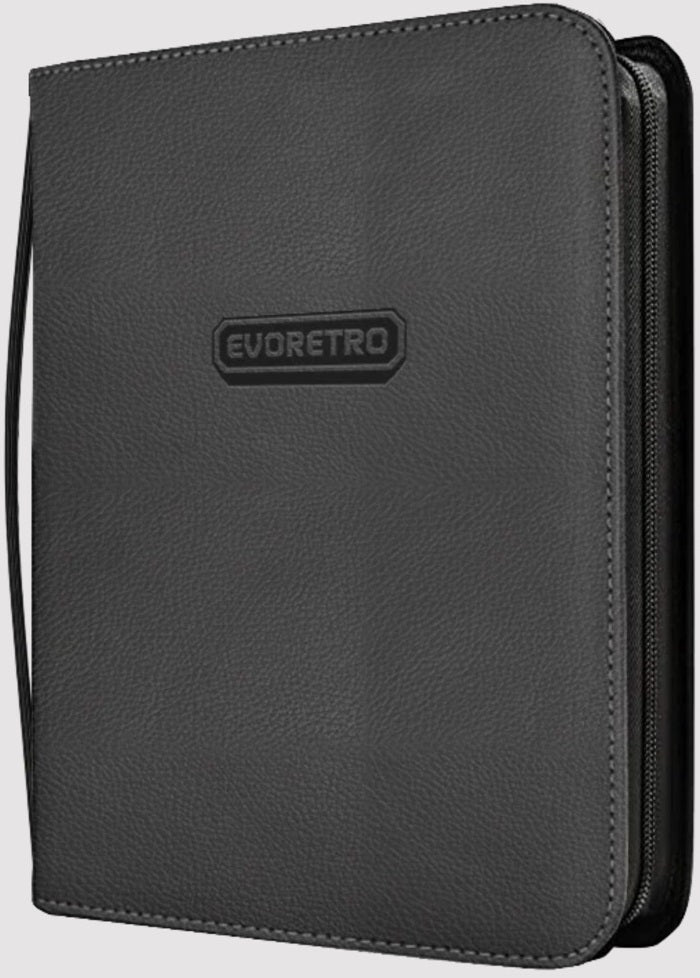 Evoretro: 9-Pocket Shield+ 3x4" Toploader Binder - Black Binders & Pages Evoretro