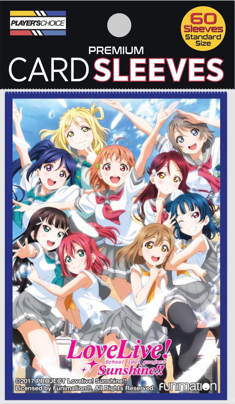Player's Choice: 60Ct Standard Deck Protectors LOVE! LIVE! SUNSHINE!! Card Sleeves Player's Choice