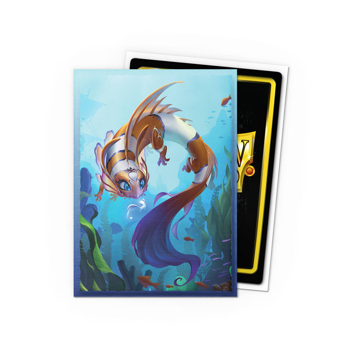 Dragon Shield: Brushed Art Sleeves - "The Cinderfin" Spirit Animal Dragons 100Ct Card Sleeves Dragon Shield