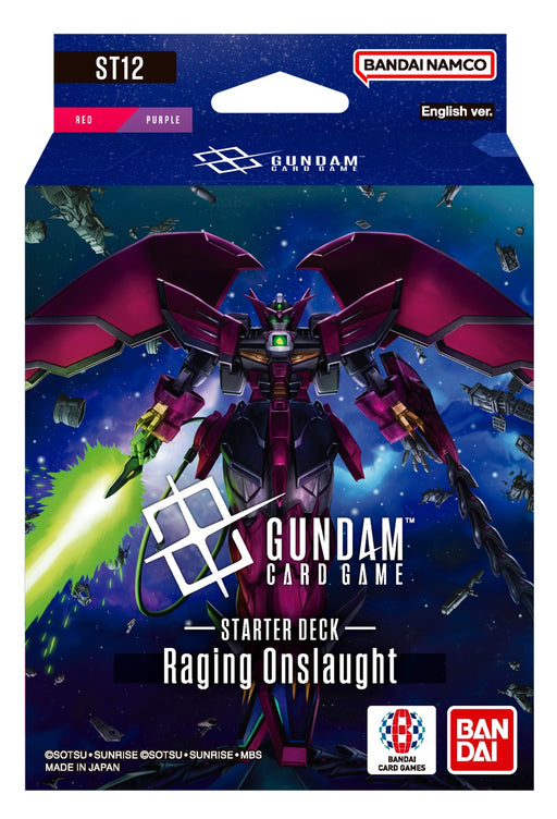 Gundam Card Game: Starter Deck - Raging Onslaught [ST12] (Limit 2) Gundam Card Game Sealed Bandai
