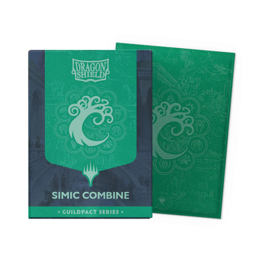 Dragon Shield: Dual Matte Art Sleeves - "Simic Combine" MTG Guildpact Series 100Ct Card Sleeves Dragon Shield