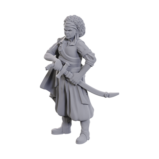 D&D Nolzur's Marvelous Miniatures: W23 Ansalon Human Rogue Unpainted Miniatures WizKids