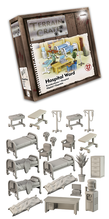 Terrain Crate: Hospital Ward Terrain Mantic Games   
