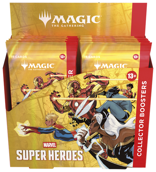 MTG Marvel Super Heroes - Collector Booster Box (Release Date: June 19) MTG Sealed Magic: The Gathering