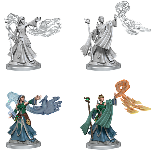 D&D Frameworks: W1 Elf Wizard Female RPG Miniatures WizKids