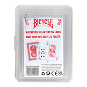 Bicycle Playing Cards: Plastic Waterproof w/Clam-shell Case Board Games Bicycle