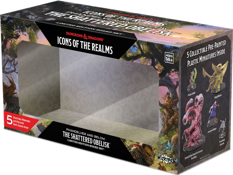D&D Icons of the Realms: Phandelver and Below: The Shattered Obelisk Limited Edition Boxed Set RPG Miniatures WizKids   