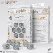Q-Workshop: Slytherin White/Green 7-Die Set Dice & Gaming Accessories Q Workshop