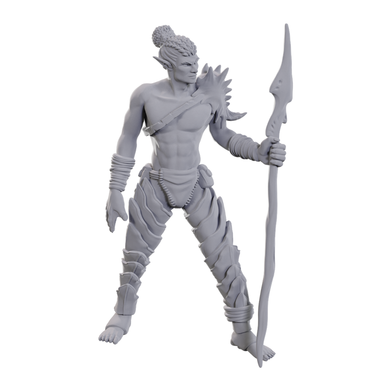 D&D Nolzur's Marvelous Miniatures: W23 Sea Elf Leader Unpainted Miniatures WizKids