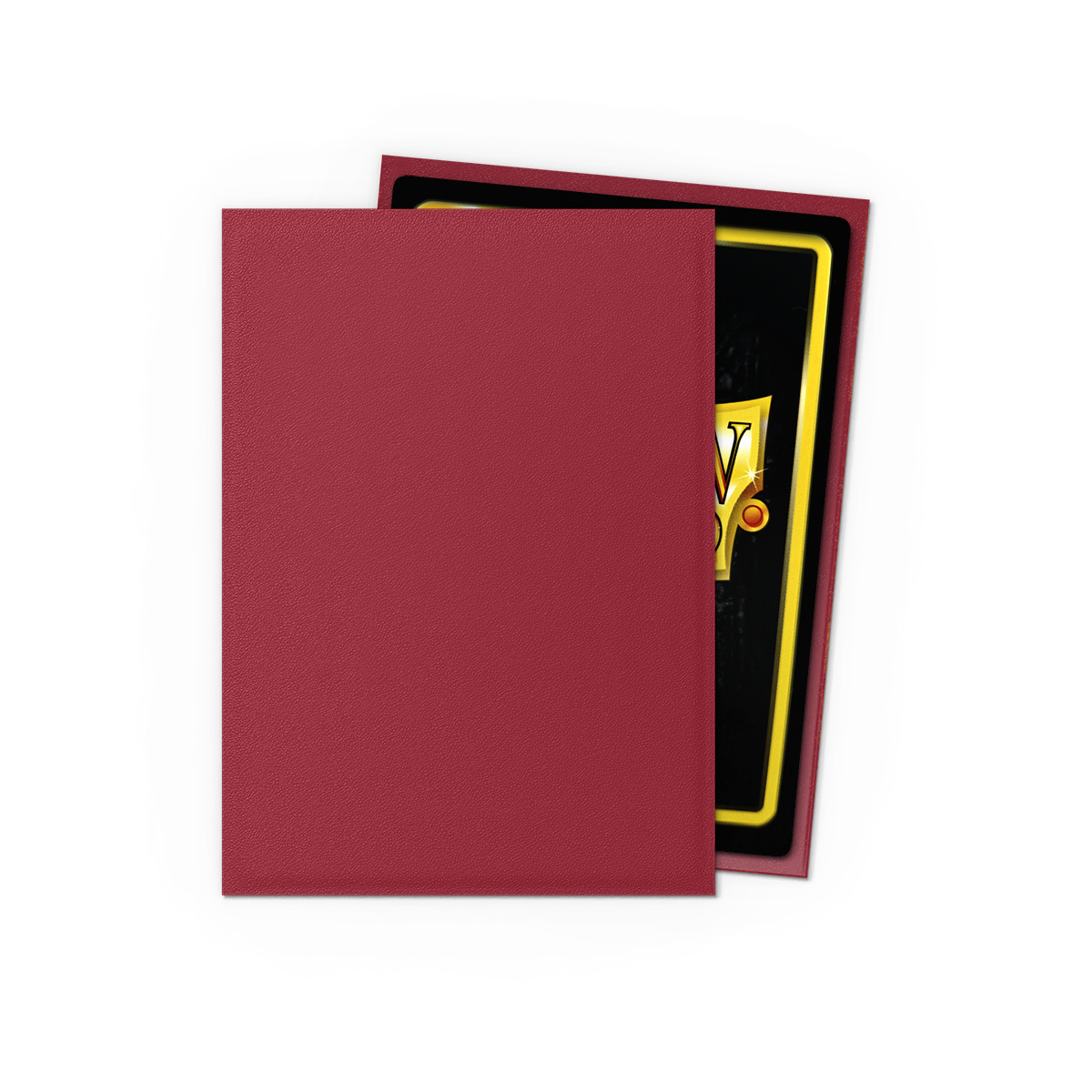 Dragon Shield: Matte Sleeves - Non-Glare Blood Red 100Ct Card Sleeves Dragon Shield
