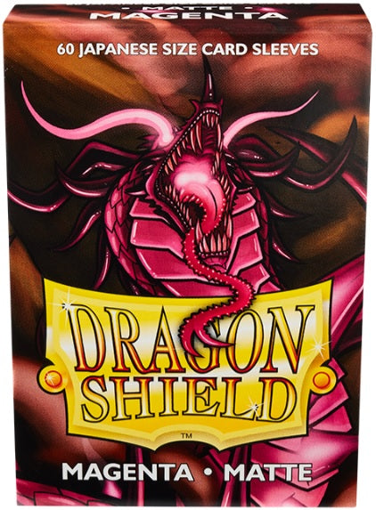 Dragon Shield: Japanese Size Sleeves - Matte Magenta 60Ct Card Sleeves Dragon Shield
